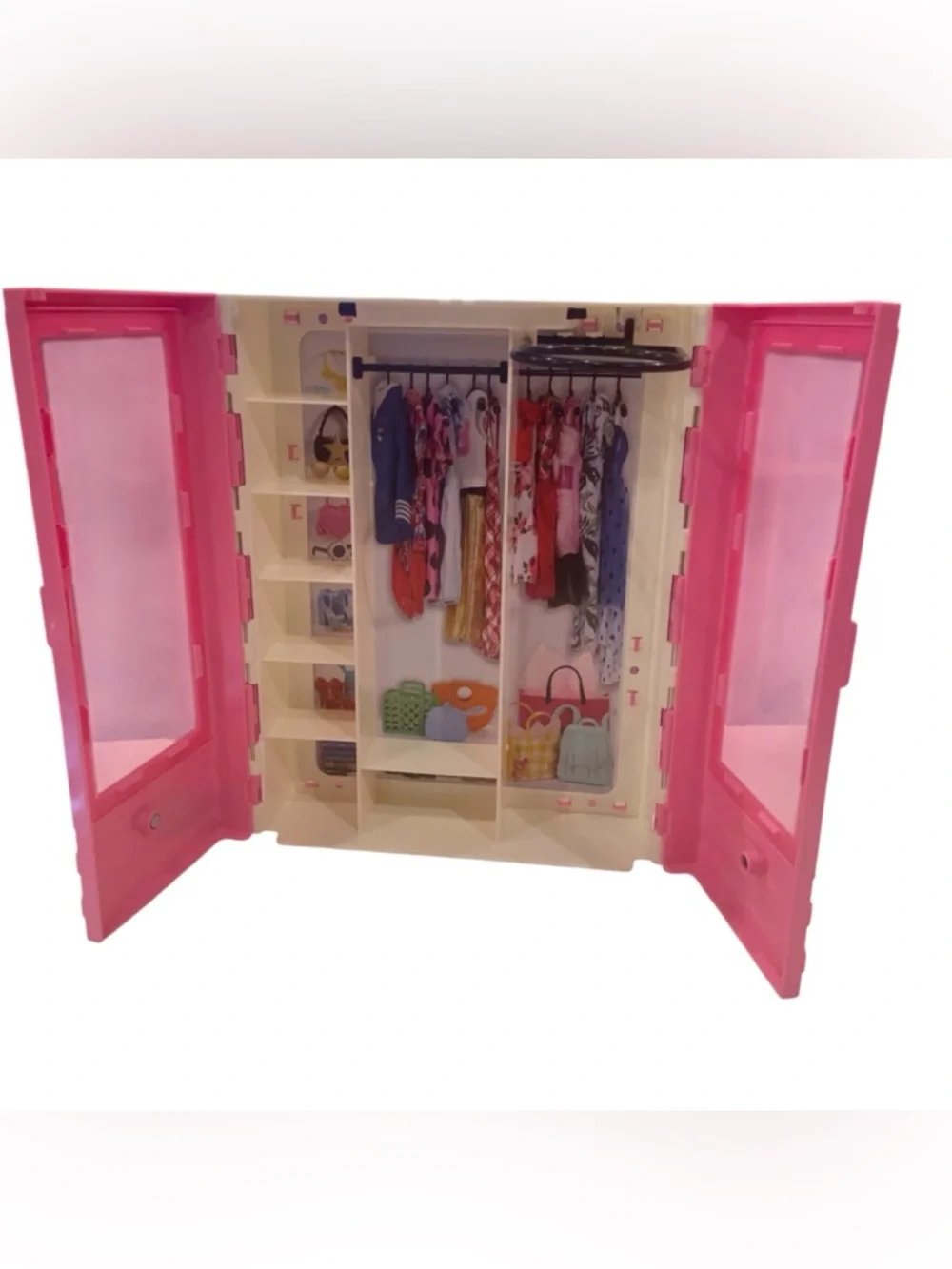 Mattel Barbie Wardrobe Pink Closet /Kelly Doll /New Barbie Accessory Kit/outfit - Picture 2 of 11